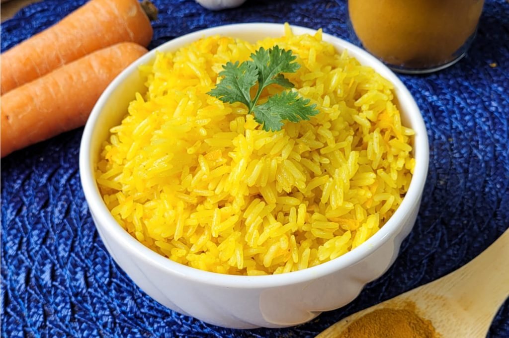 Arroz cenoura e açafrão Cristal Alimentos