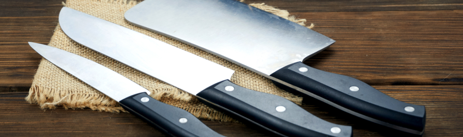 Diferentes tipos de facas e suas funções